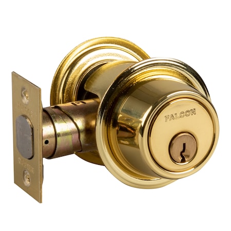 Falcon Grade 2 Single Cylinder Deadbolt, G Keyway, US3 D241P 605